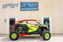 Polaris RZR Pro R - Red Cage and Black Roof with Rear Bumper Tie-in