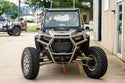 Polaris RZR Turbo S 4 - Tan cage and Bumper Tie-in with Black Roof and Windshield