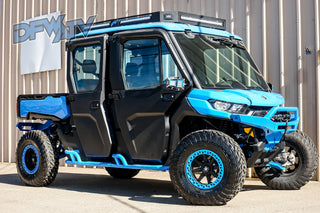 Can-Am Defender Max - Custom Stereo Top and Roof Rack with Rock Sliders and More