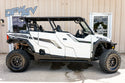 Polaris General 4 1000 - Black Cage and Roof Rack with Windshield