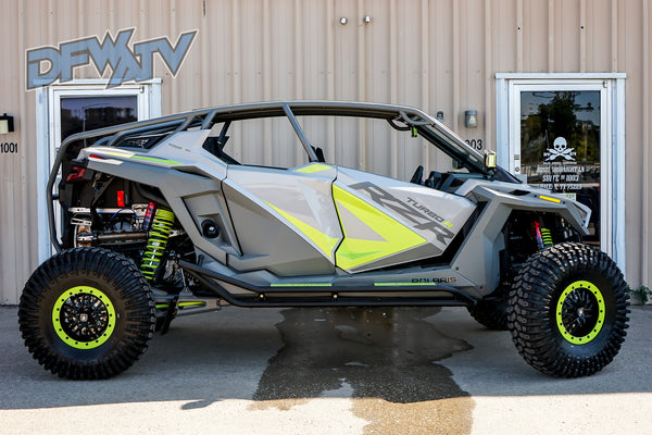 2022 Polaris RZR Turbo R 4 - Gray Cage with Two-tone Roof, Rock Sliders and More