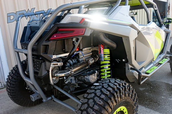 2022 Polaris RZR Turbo R 4 - Gray Cage with Two-tone Roof, Rock Sliders and More