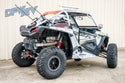 Polaris RZR XP Turbo - Gray Cage and Red Roof with Windshield and More