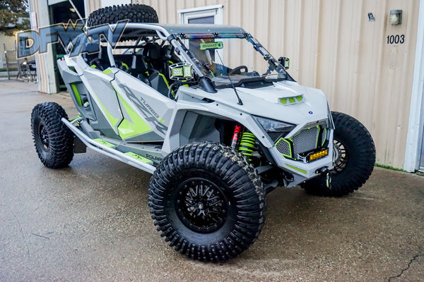 2022 Polaris RZR Turbo R 4 - Gray Cage and Roof with Spare Tire Mount and More