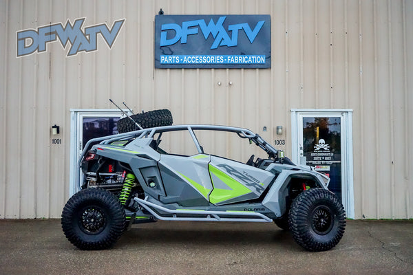 2022 Polaris RZR Turbo R 4 - Gray Cage and Roof with Spare Tire Mount and More