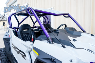 Polaris RZR Trail S - Purple Cage and Gray Roof