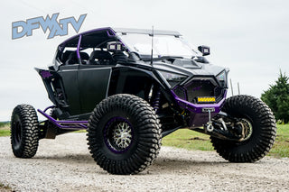 2022 Polaris RZR Pro R 4 - Purple Cage with Spare Tire Carrier and Black Roof