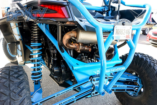 Can-Am Maverick X3 - Blue Cage with Stereo and Whips