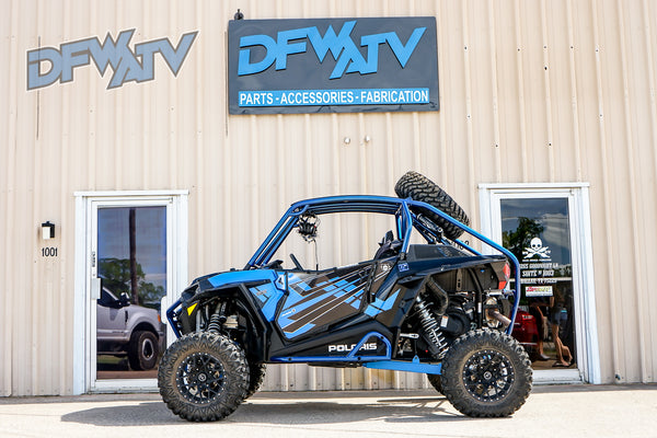 Polaris RZR Trail - Blue Cage with Spare Tire Mount