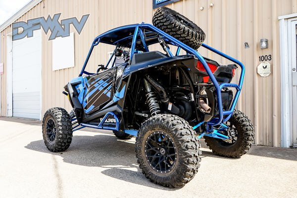 Polaris RZR Trail - Blue Cage with Spare Tire Mount