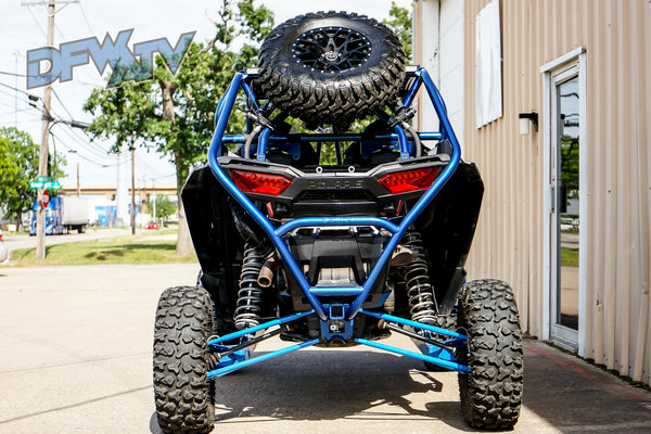 Polaris RZR Trail - Blue Cage with Spare Tire Mount