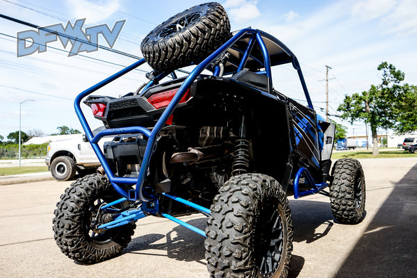 Polaris RZR Trail - Blue Cage with Spare Tire Mount