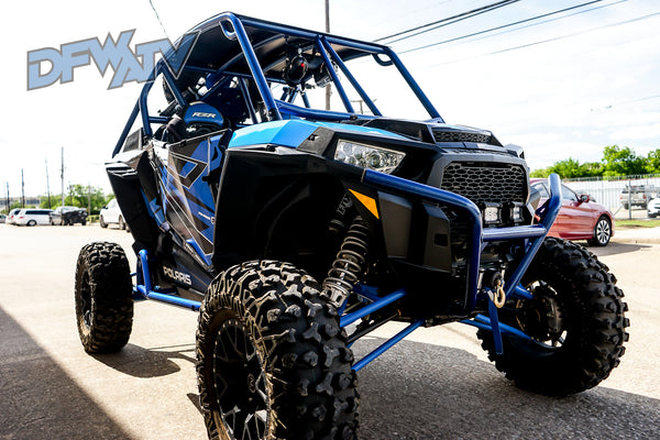 Polaris RZR Trail - Blue Cage with Spare Tire Mount