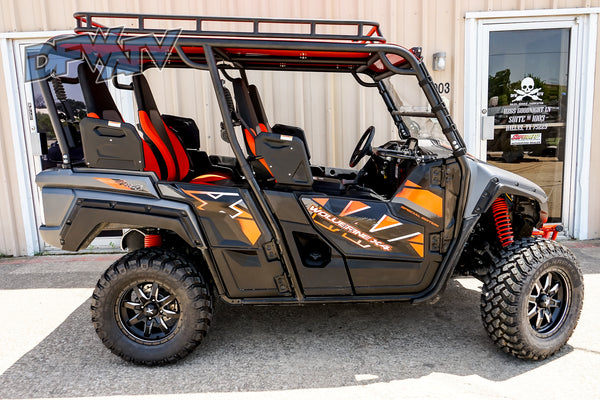 Yamaha Wolverine X4 - Black Cage with Roof Rack
