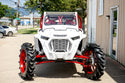 Polaris RZR Turbo S 4 - Red Cage and Wheels