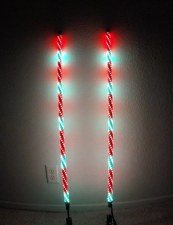 Woody's Lights Cyclone Whips - 4ft (44in) - LVL 3 - Single