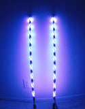 Woody's Lights Cyclone Whips - 8ft - Pair (Lvl 3)