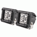 SPOT BEAM CUBE LIGHT - 3 INCHES 4 LED - 2 PACK WITH HARNESS