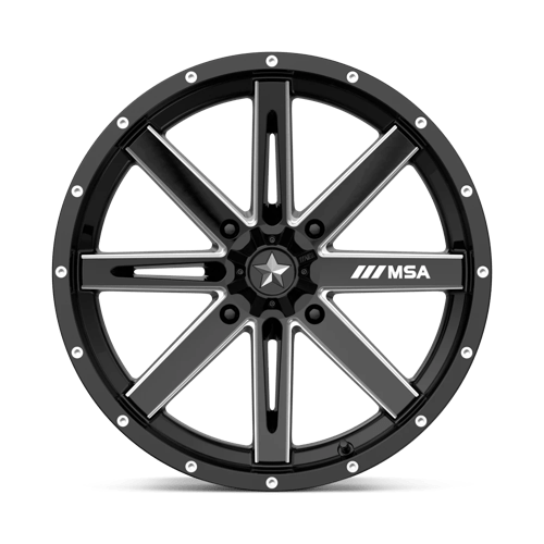 MSA Offroad M41 Boxer - Gloss Black Milled