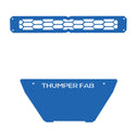 Thumper Fab Ranger Mid-Size Front Winch Bumper ACCENT PANEL SET, (Polaris Blue)