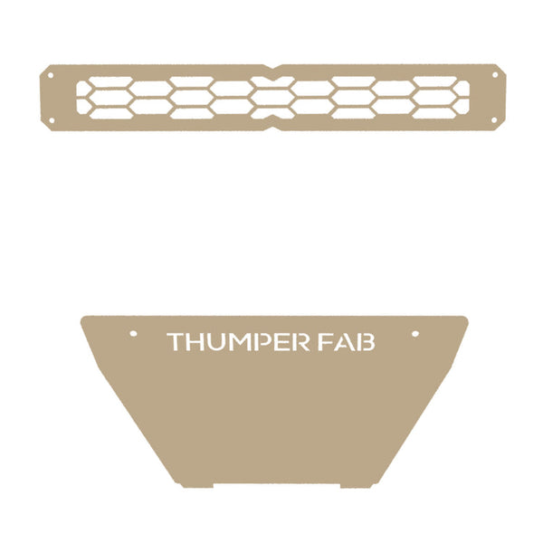 Thumper Fab Ranger Mid-Size Front Winch Bumper ACCENT PANEL SET, (Tan)
