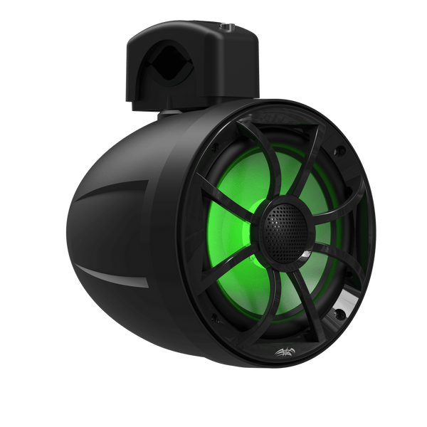 Wet Sounds Recon 6 Pod-B G | 6.5 Inch Coaxial Tower Speaker for Tube Diameter Up to 2" or Surface Mount
