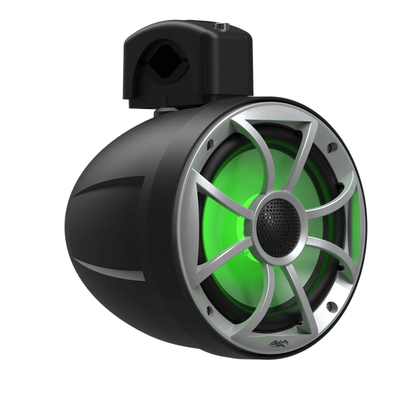 Wet Sounds Recon 6 Pod-b | 6.5 Inch Coaxial Tower Speaker for Tube Diameter Up to 2" or Surface Mount