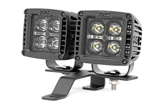 Rough Country JEEP QUAD LED LIGHT POD KIT (18-23 JL / 20-23 GLADIATOR)