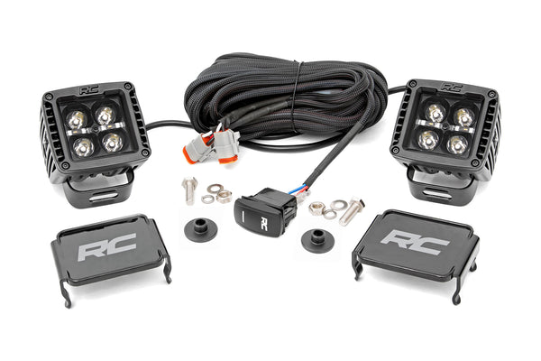 Rough Country LED DITCH LIGHT KIT | FORD BRONCO (21-23)