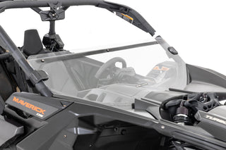 Rough Country HALF WINDSHIELD | SCRATCH RESISTANT | CAN-AM MAVERICK X3