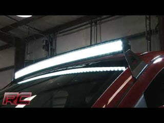 Rough Country LED LIGHT MOUNT | UPPER WINDSHIELD | 50" CURVED | CHEVY/GMC 2500HD/3500HD (15-19)