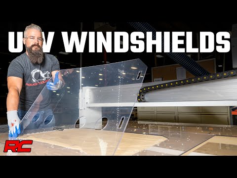 Rough Country FULL WINDSHIELD | SCRATCH RESISTANT | CAN-AM DEFENDER HD 8/HD 9/HD 10