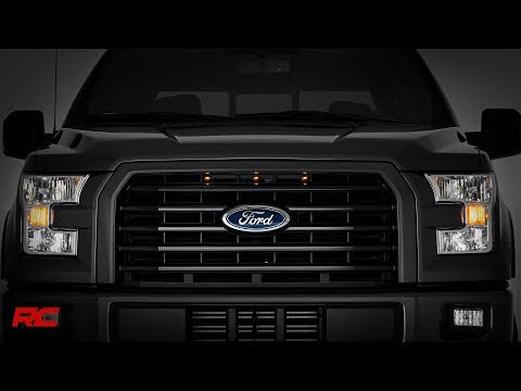 Rough Country LED LIGHT KIT | OEM GRILL MOUNT | AMBER MARKER | FORD F-150 (15-17)