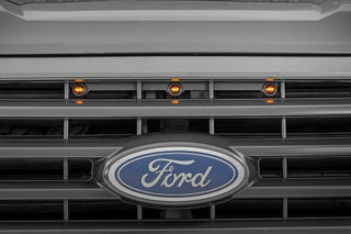 Rough Country LED LIGHT KIT | OEM GRILL MOUNT | AMBER MARKER | FORD F-150 (15-17)