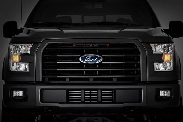 Rough Country LED LIGHT KIT | OEM GRILL MOUNT | AMBER MARKER | FORD F-150 (15-17)