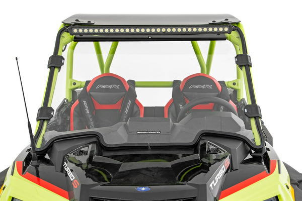 Rough Country FULL WINDSHIELD | SCRATCH RESISTANT | POLARIS RZR TURBO S