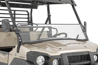 Rough Country HALF WINDSHIELD | SCRATCH RESISTANT | KAWASAKI MULE