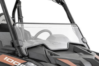 Rough Country HALF WINDSHIELD | SCRATCH RESISTANT | POLARIS RZR XP 1000