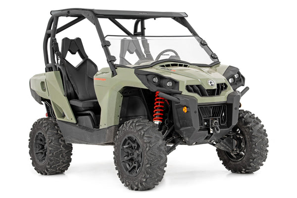Rough Country HALF WINDSHIELD | SCRATCH RESISTANT | CAN-AM COMMANDER 1000