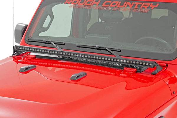 Rough Country 50" LED HOOD LIGHT KIT | JEEP GLADIATOR JT (20-23)/WRANGLER JL (18-23)