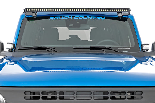 Rough Country 50" LED LIGHT KIT | UPPER WINDSHIELD | FORD BRONCO (21-23)
