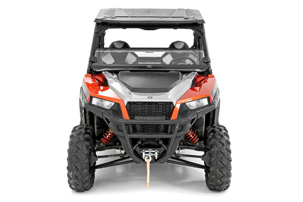Rough Country HALF WINDSHIELD | SCRATCH RESISTANT | POLARIS GENERAL/GENERAL XP 1000