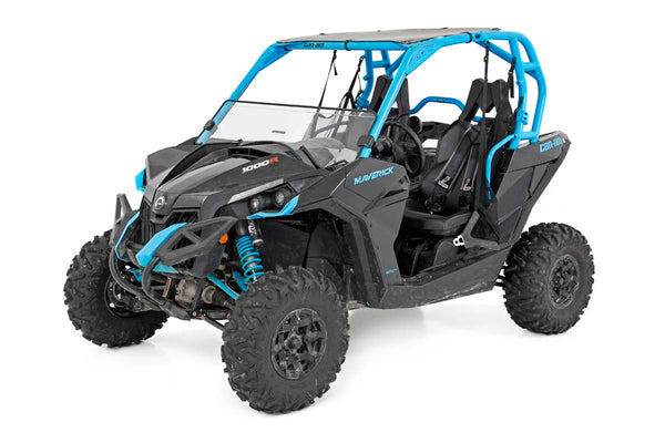 Rough Country HALF WINDSHIELD | SCRATCH RESISTANT | CAN-AM MAVERICK/MAVERICK MAX/MAVERICK TURBO MAX