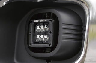 Rough Country LED LIGHT KIT | FOG MOUNT | 2" BLACK PAIR | FORD SUPER DUTY (11-16)