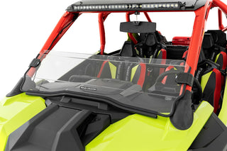 Rough Country HALF WINDSHIELD | SCRATCH RESISTANT | POLARIS RZR PRO/TURBO R