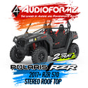 2017+ Polaris RZR 570 Stereo Tops (2-Seat)